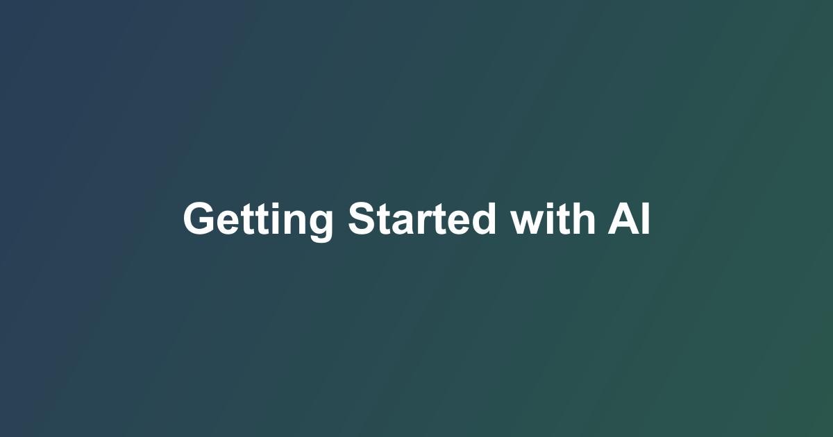 AI Image Generation Tutorial